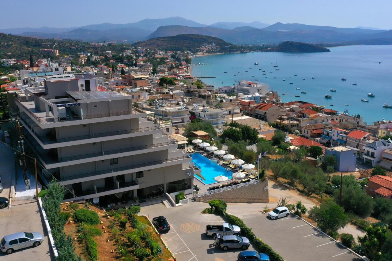 King Minos Hotel Toló Kültér fotó